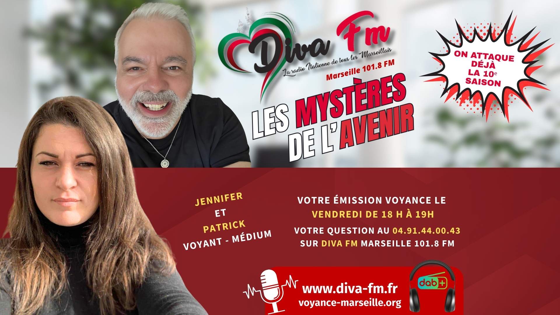 Les Mystères de l’avenir saison 10 diva fm