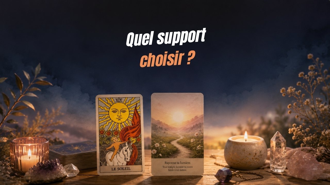 Tarot Oracle Pendule quel support choisir ?